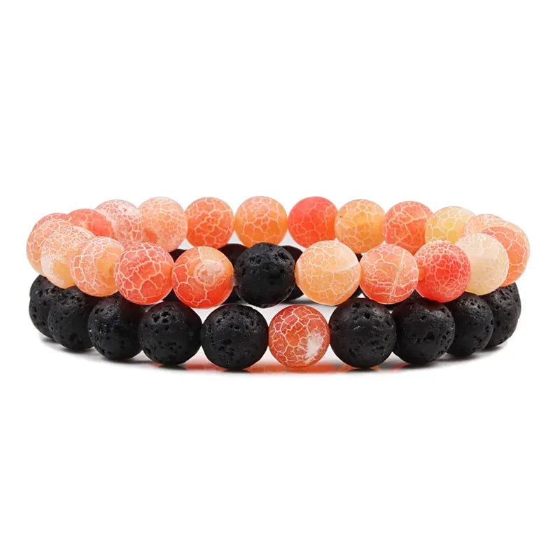 Unisex Natural Stone Beaded Bracelets