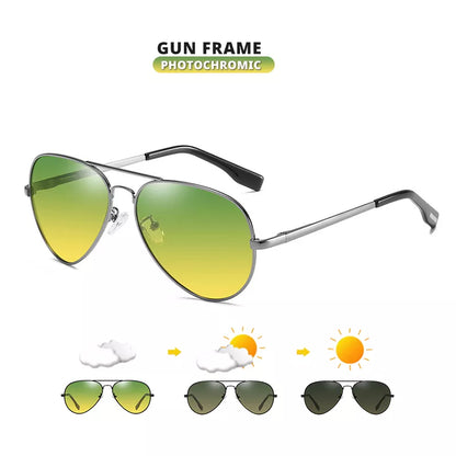Unisex Day Night Photo chromic Sunglasses
