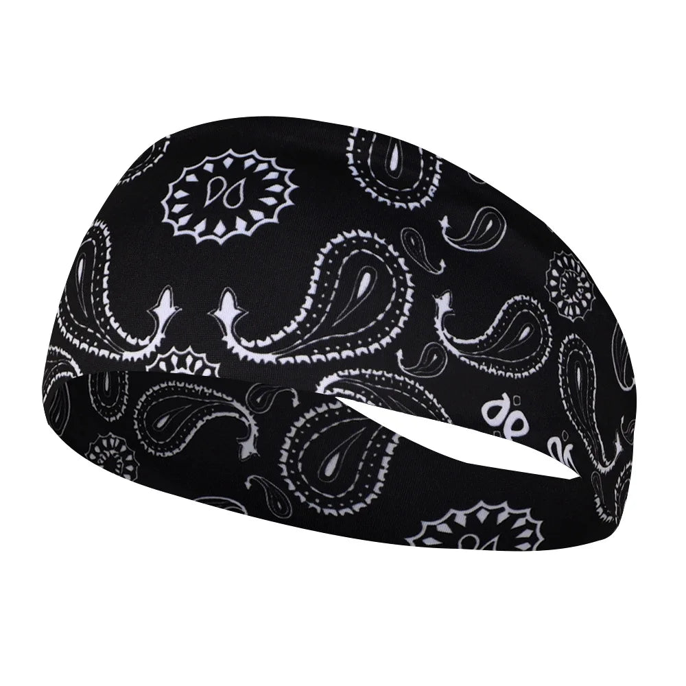 Unisex Printed Quick-Dry Winter Running Headband