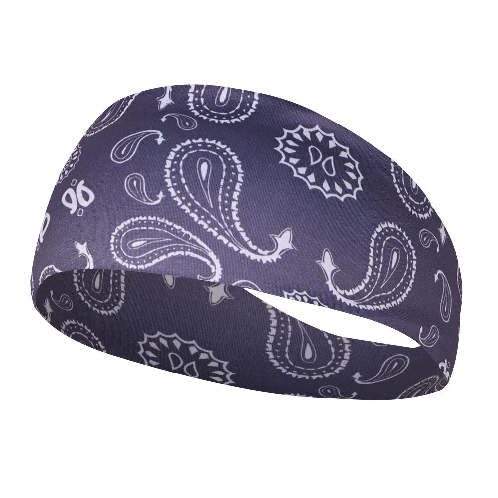 Unisex Printed Quick-Dry Winter Running Headband
