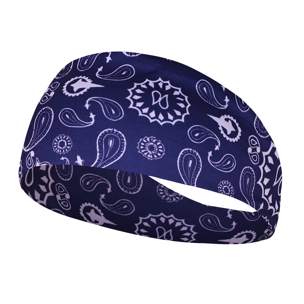 Unisex Printed Quick-Dry Winter Running Headband