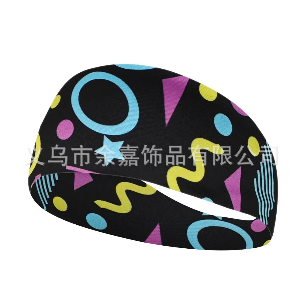 Unisex Printed Thin Elastic Headband
