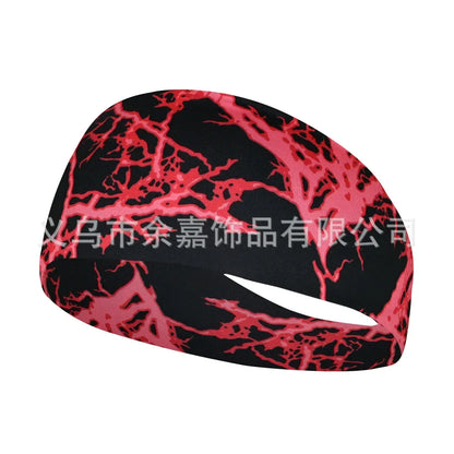 Unisex Printing Breathable Elastic Sports Headband
