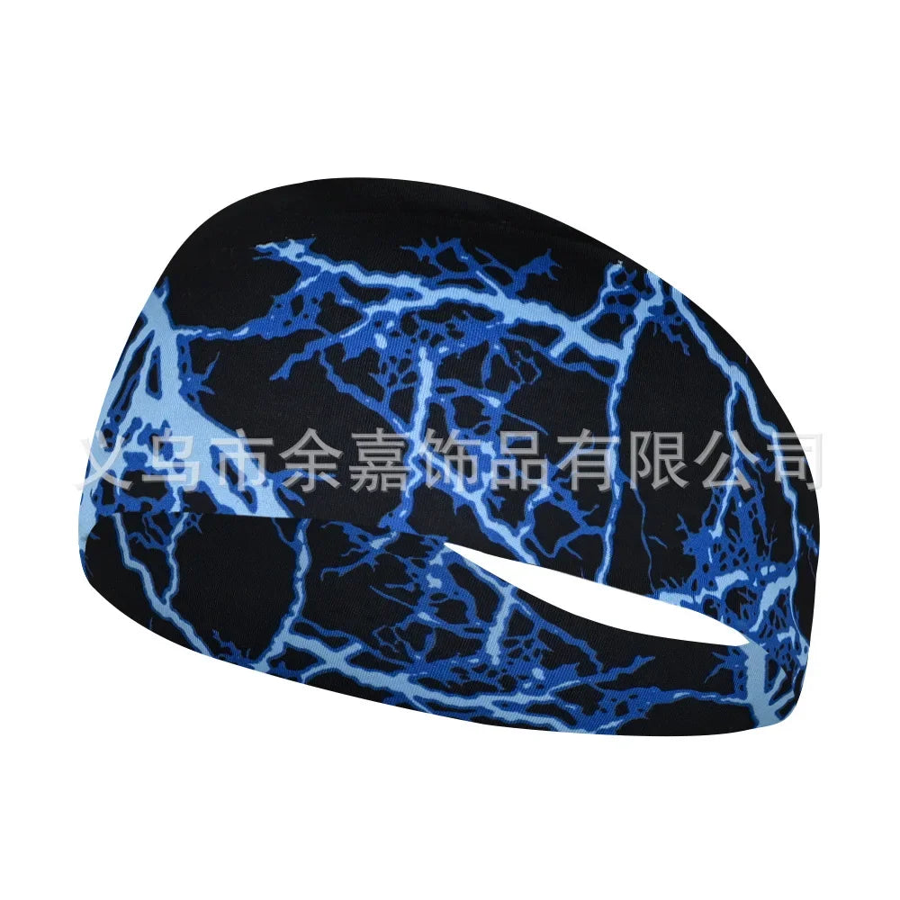 Unisex Printing Breathable Elastic Sports Headband