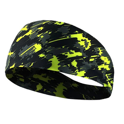 Unisex Printing Breathable Elastic Sports Headband