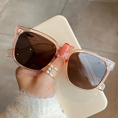 Unisex Punk UV400 Oversized Square Sunglasses