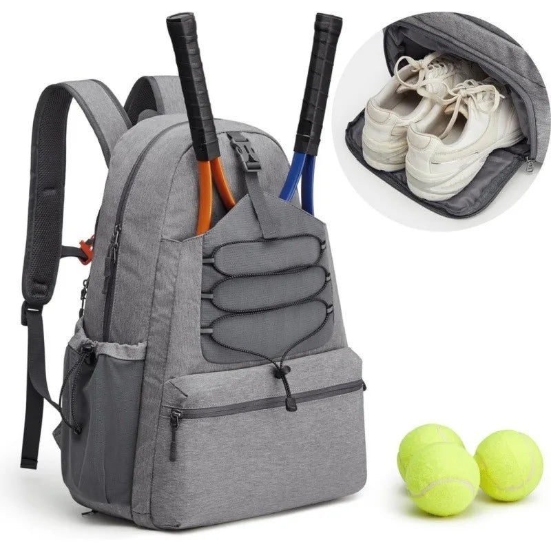Unisex Shoe compartment Travel Tennis Backpack Bag