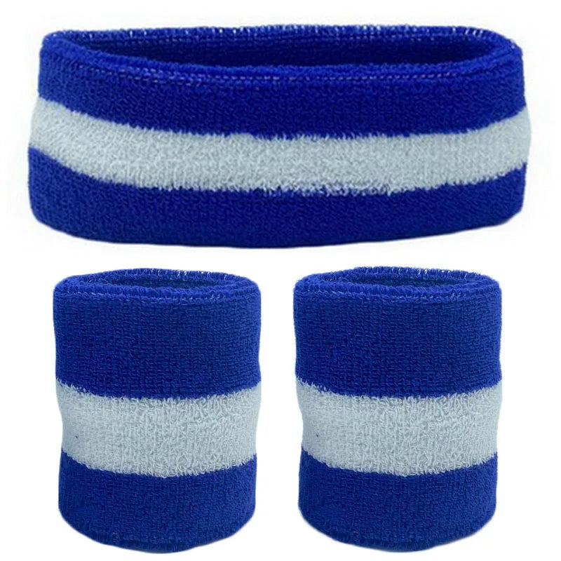 Unisex Sweat Towel Tennis Wristbands Headband