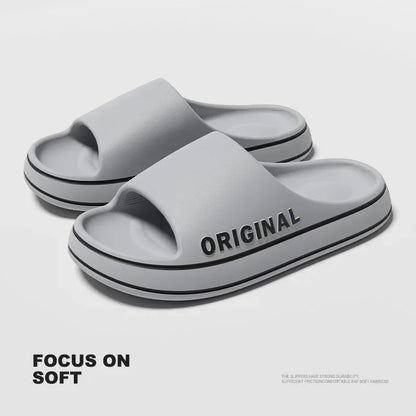 Unisex Thick Sole Indoor Bathroom Slippers