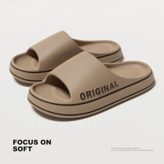 Unisex Thick Sole Indoor Bathroom Slippers