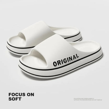 Unisex Thick Sole Indoor Bathroom Slippers