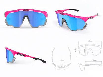 Unisex UV400 Mountain Biking Sunglasses With Box