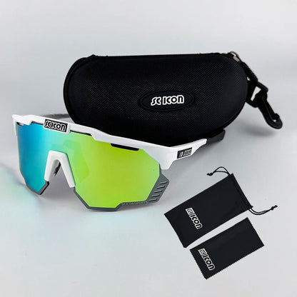 Unisex UV400 Mountain Biking Sunglasses With Box