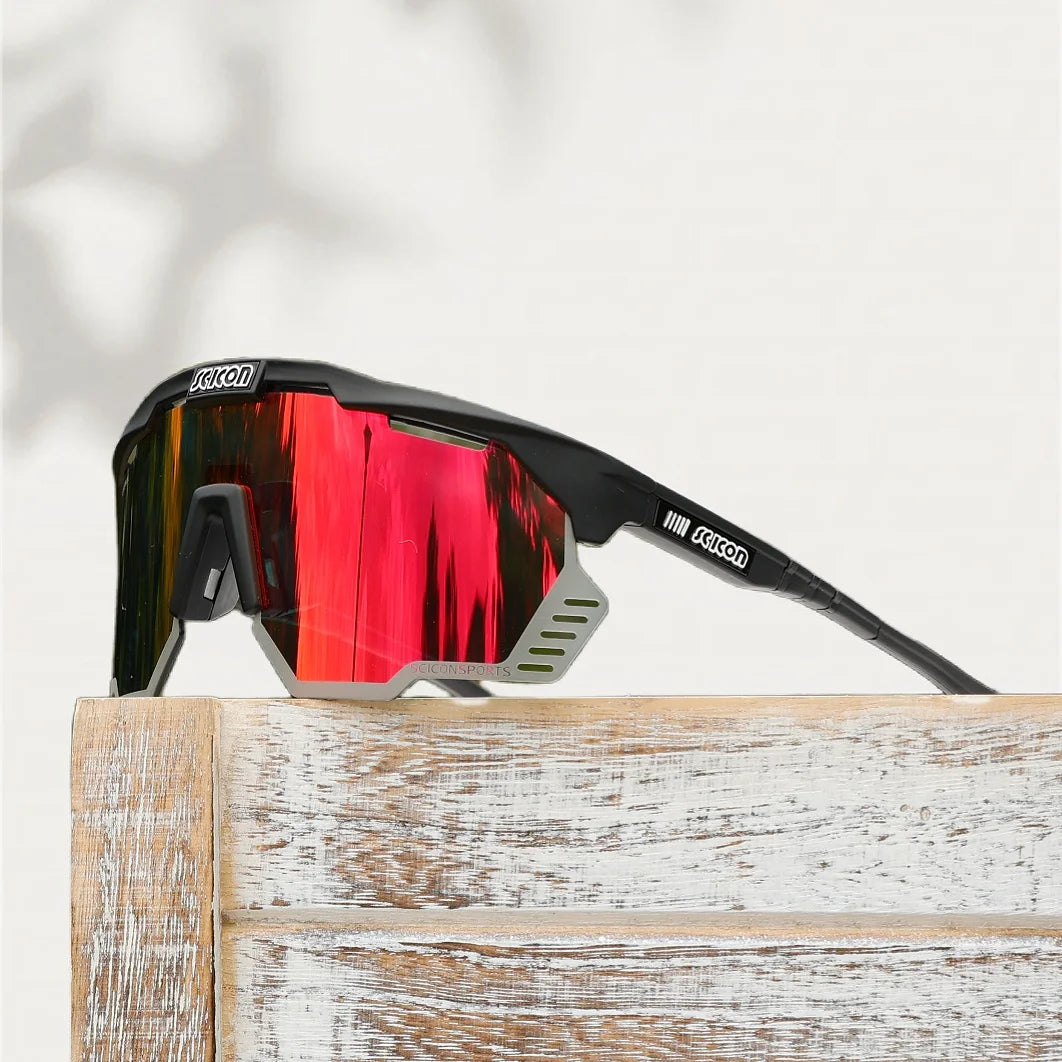 Unisex UV400 Photochromic Cycling Sunglasses