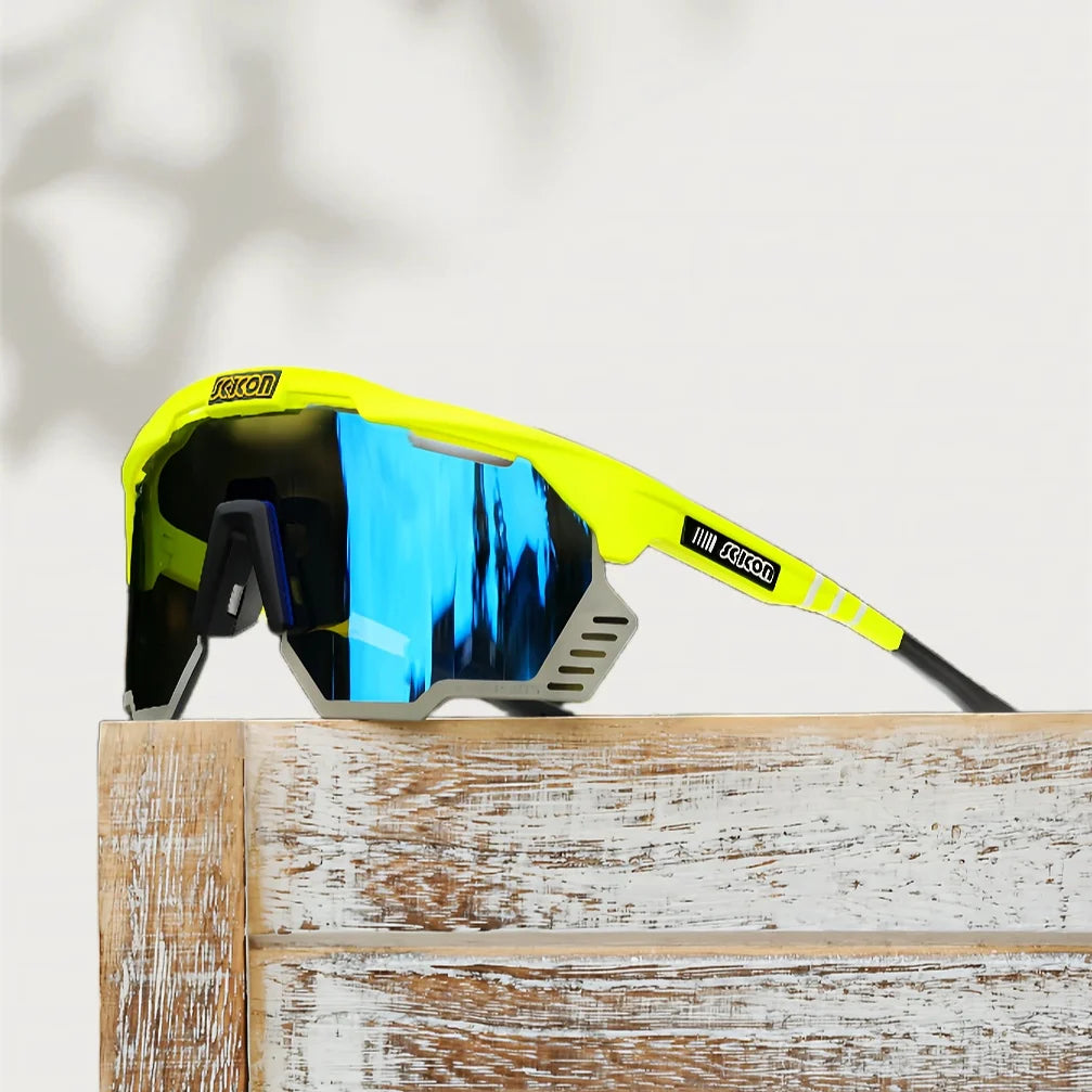 Unisex UV400 Photochromic Cycling Sunglasses