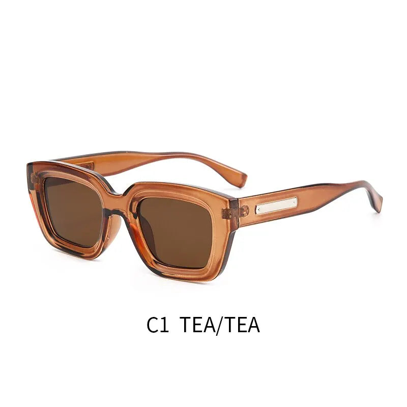 Unisex Classic UV400 Retro Square Sunglasses
