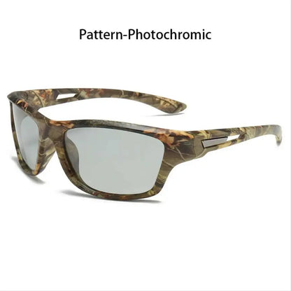 Unisex Vintage Square Polarized Fishing Sunglasses