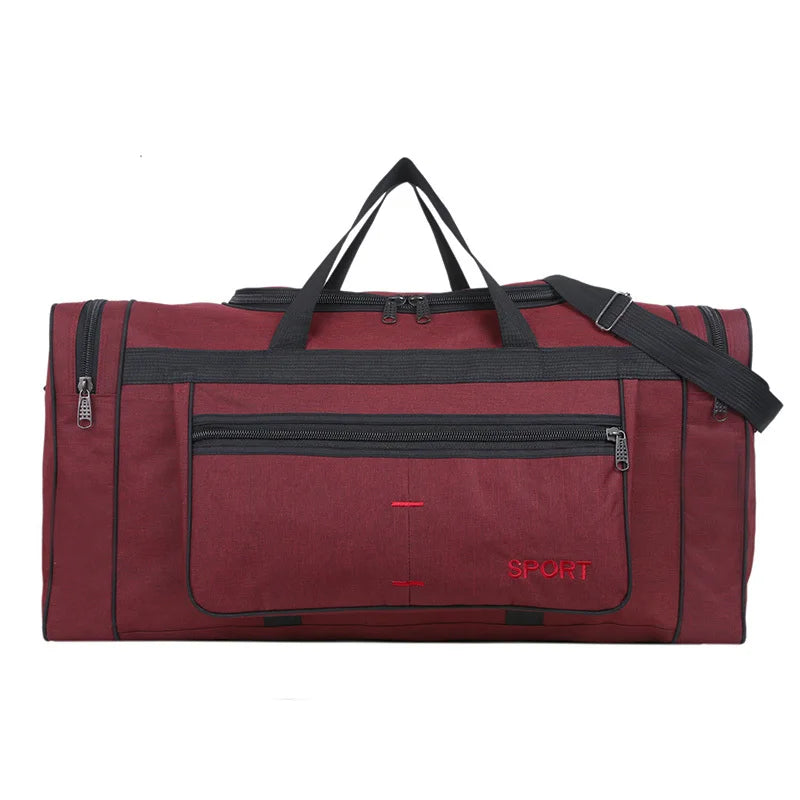 Unisex Weekend Trip Storage Waterproof Duffle Bag