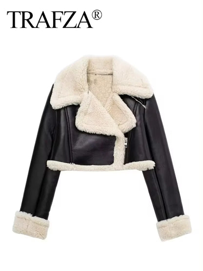 Vintage Lambswool Double-Sided Jacket for Women