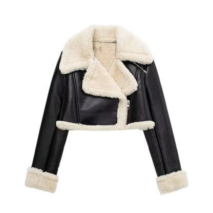 Vintage Lambswool Double-Sided Jacket for Women