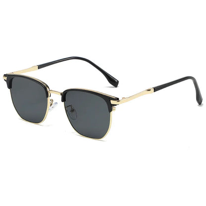 Vintage Square Metal Frame Sunglasses