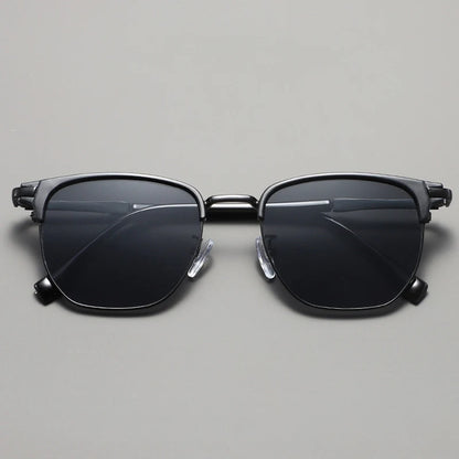 Vintage Square Metal Frame Sunglasses