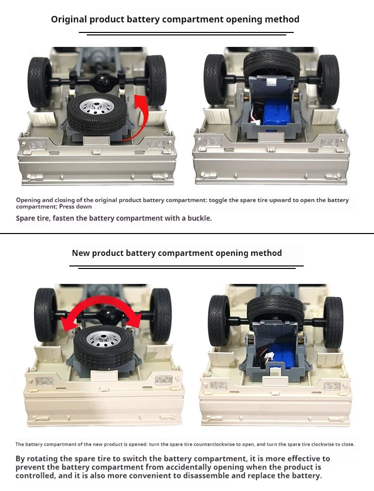 WPL D12 RC Simulation rc Drift Truck