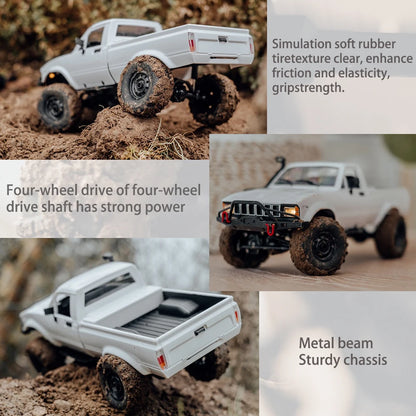 WPL C24-1 1:16 RC Rock Crawler with LED Light