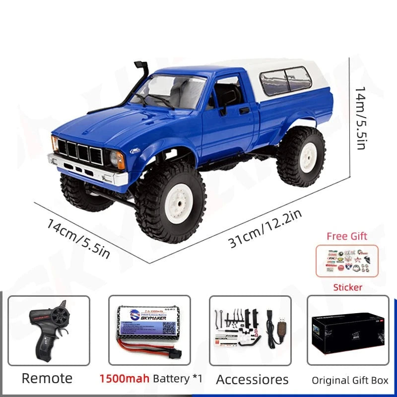 4349WPL C24-1 1:16 RC Rock Crawler with LED Light4339674289