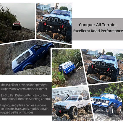 WPL C24-1 1:16 RC Rock Crawler with LED Light