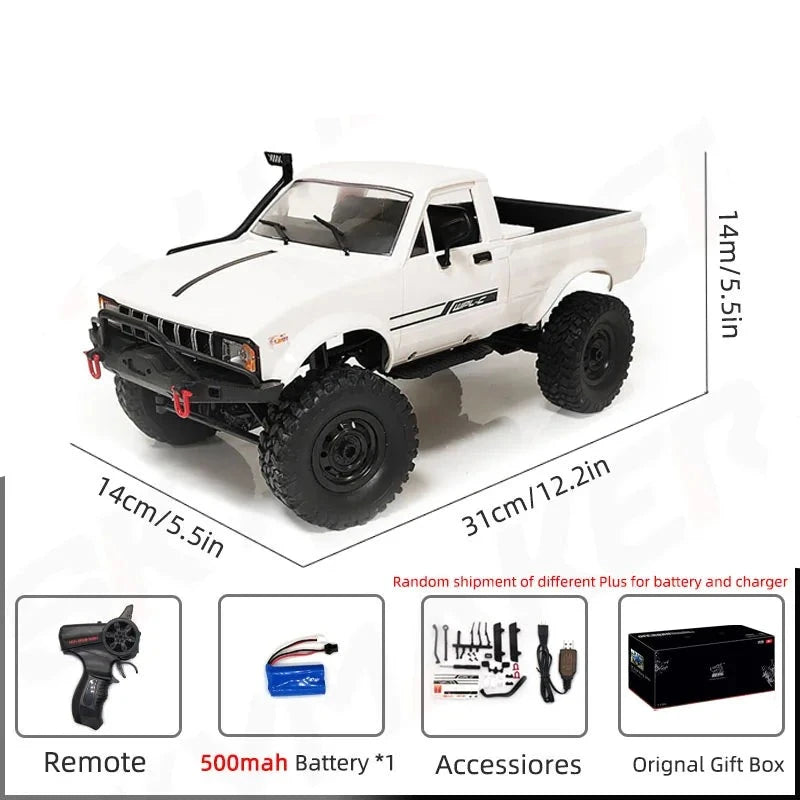 WPL C24-1 1:16 RC Rock Crawler with LED Light