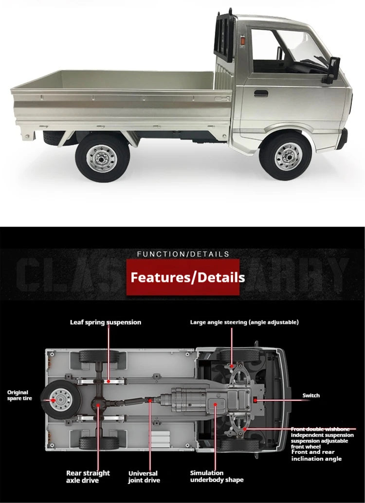 WPL D12 RC Simulation rc Drift Truck