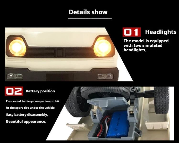 WPL D12 RC Simulation rc Drift Truck