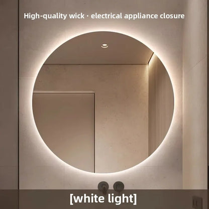 Wall Mounted LED TouchScreen Round Bathroom Mirror