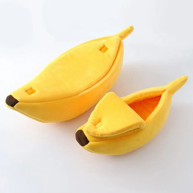 Warm Kittens Cushion Portable Banana Cat Bed