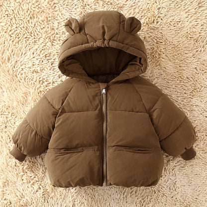 Warm plush outerwear

