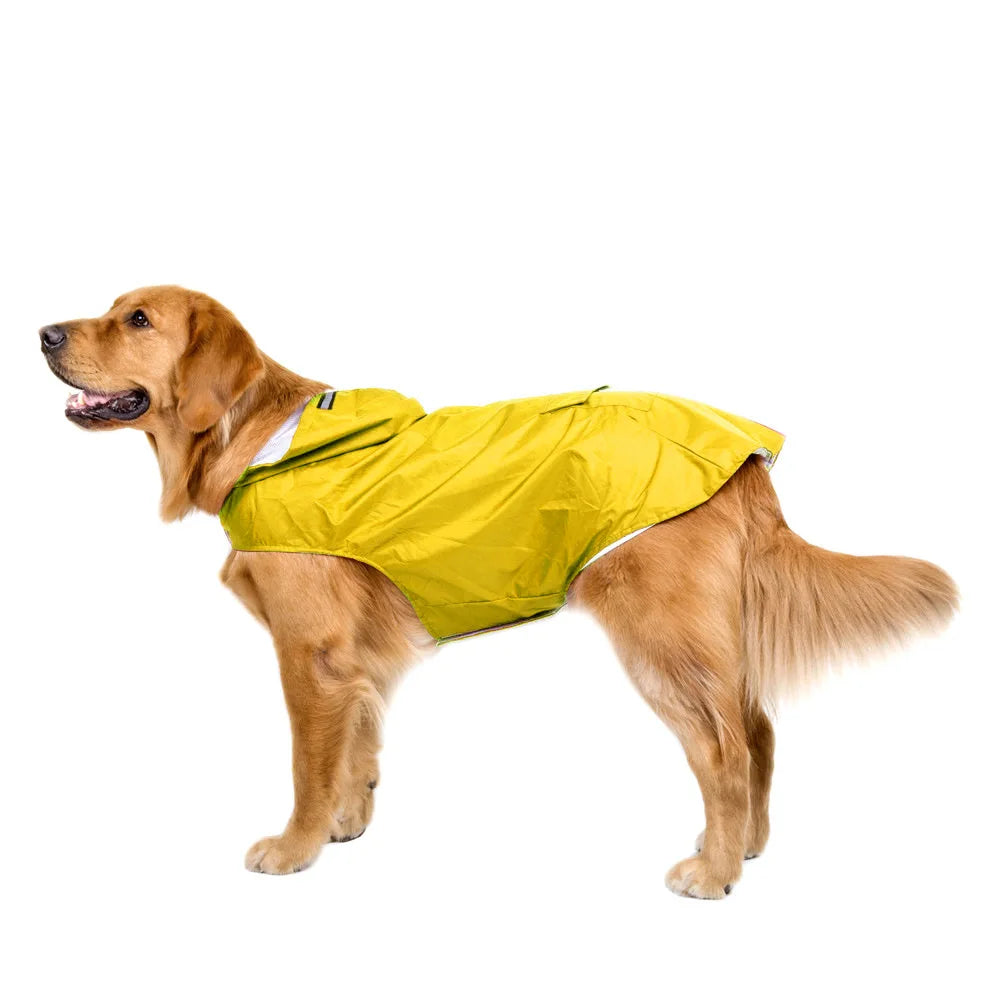Waterproof Hoodie Small Large Dog Rain Coat