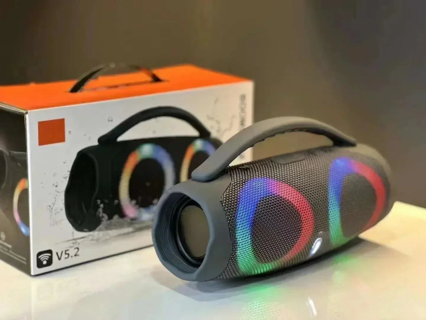 Waterproof RGB Lights Wireless Surround Sound Speakers