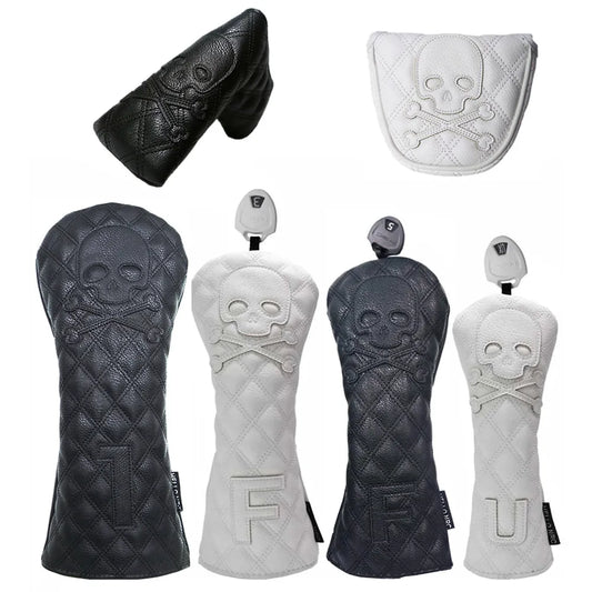 Waterproof Skull Golf Club Covers
