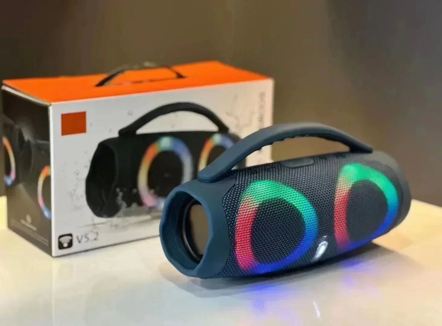 Waterproof RGB Lights Wireless Surround Sound Speaker