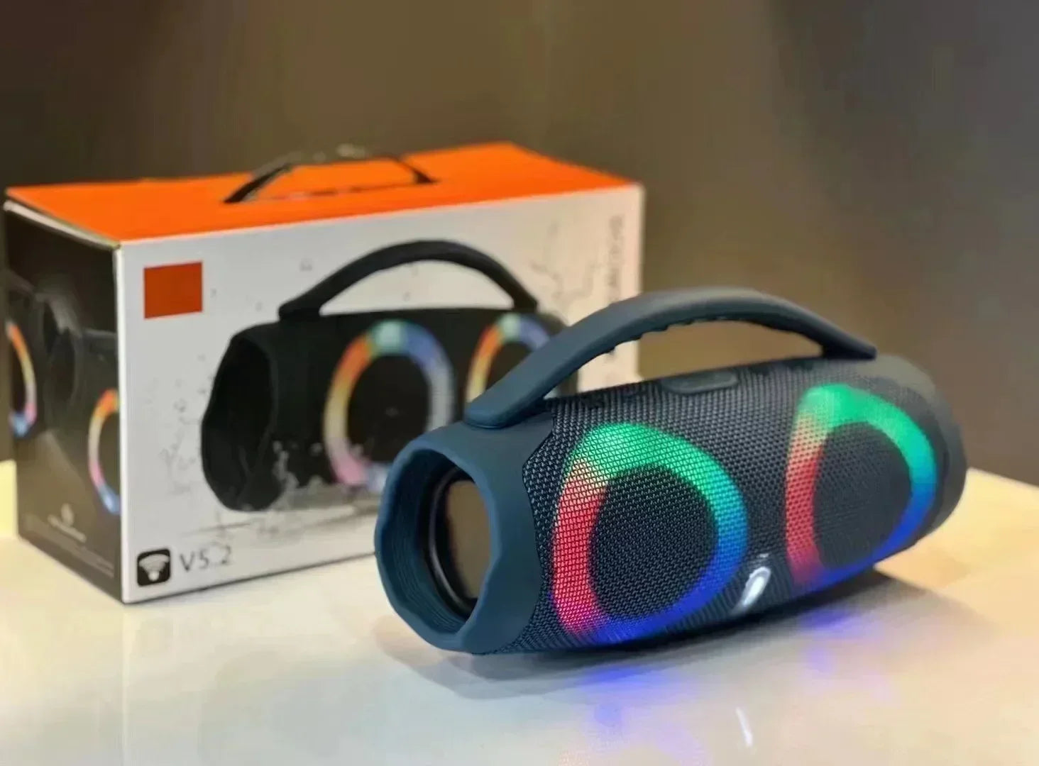 Waterproof RGB Lights Wireless Surround Sound Speaker