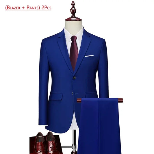 Men's Formal Business/Wedding Three-piece Suit
