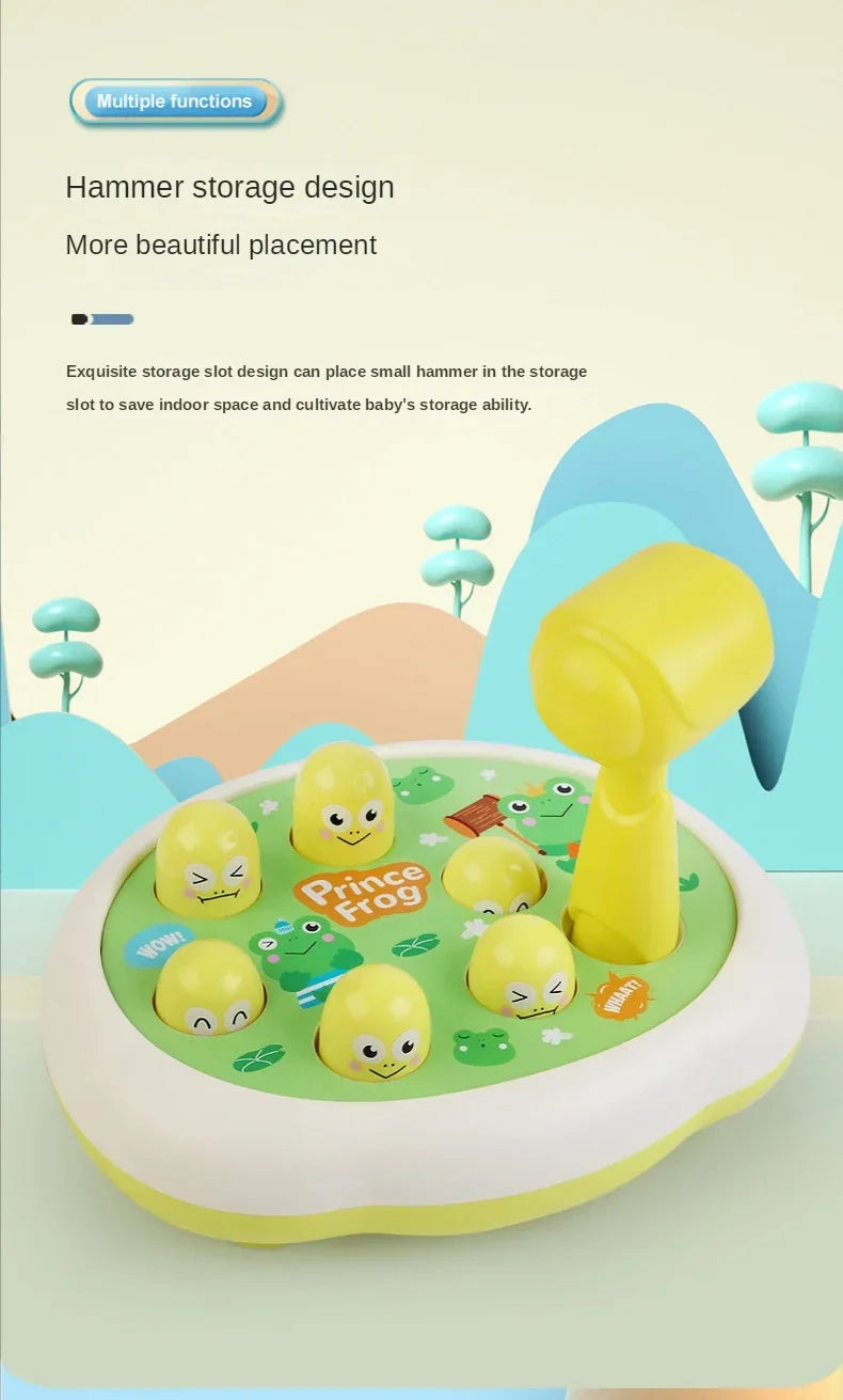 Whac-A-Mole Montessori Baby Toys Educational Animal Theme Knocking