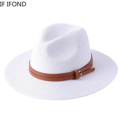 Wide Brim UV Protection Beach Fedora
