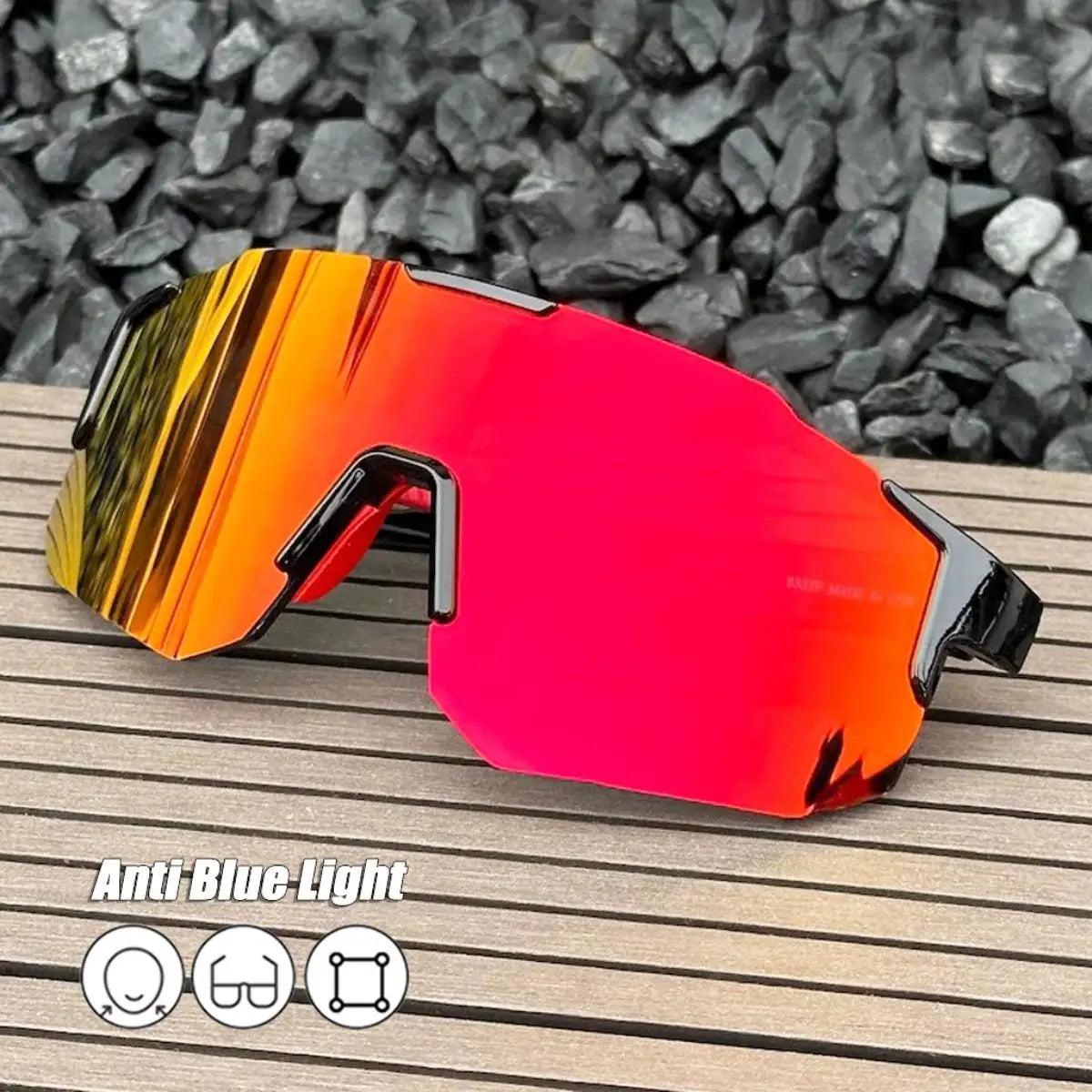 Windproof Anti-Ultraviolet Photochromic Polarized Sunglasses