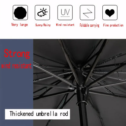 Windproof Double-Folding  golf Umbrella