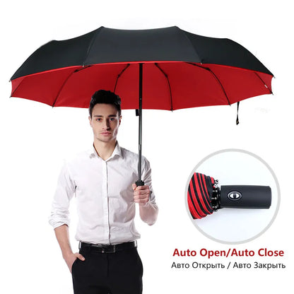 Windproof Double Layer Automatic Resistant Umbrella