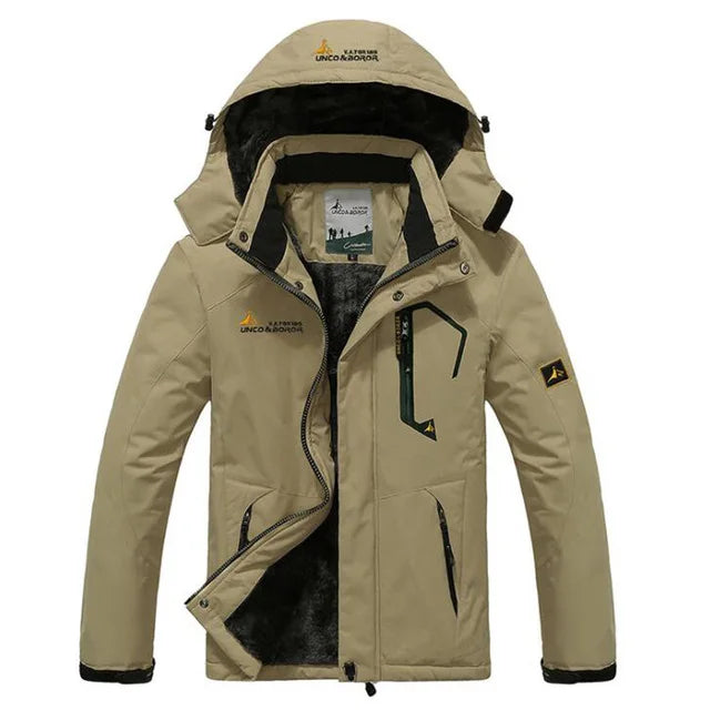 Thick Windproof Hooded Parka for Men