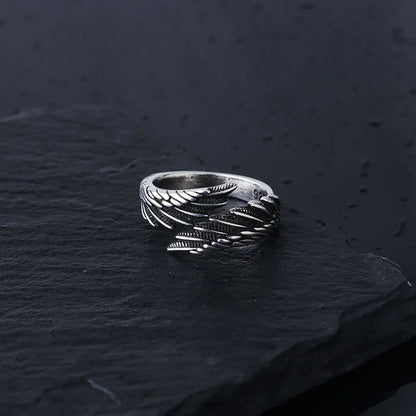 Gothic Demon  Angel Wings Ring