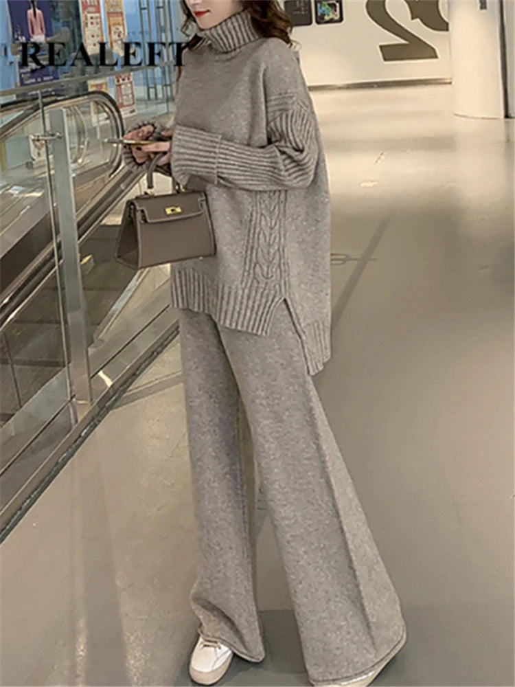 Cozy Winter Knit Suit Set